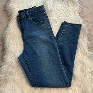 J Brand Alana High Rise Crop in Cerulean | 29